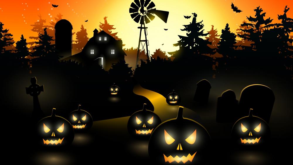 Halloween Jack O'lanterns wallpaper