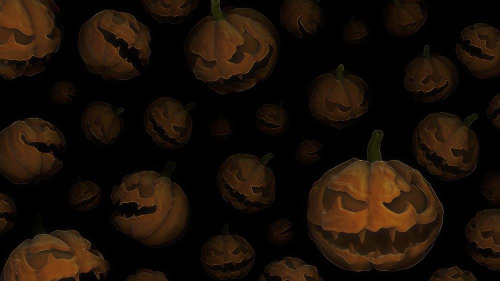 Sinister pumpkins wallpaper