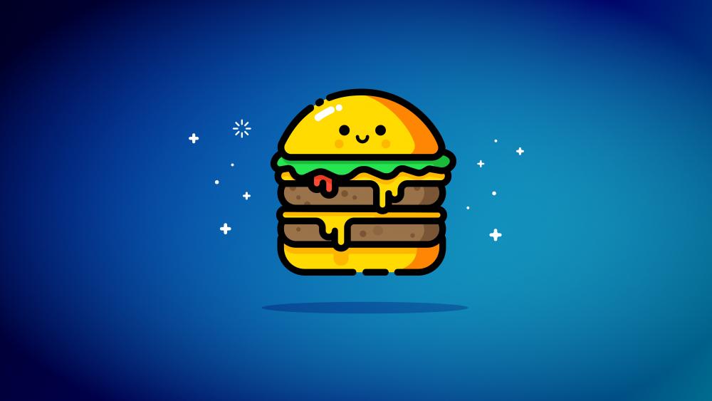 Hamburger icon wallpaper