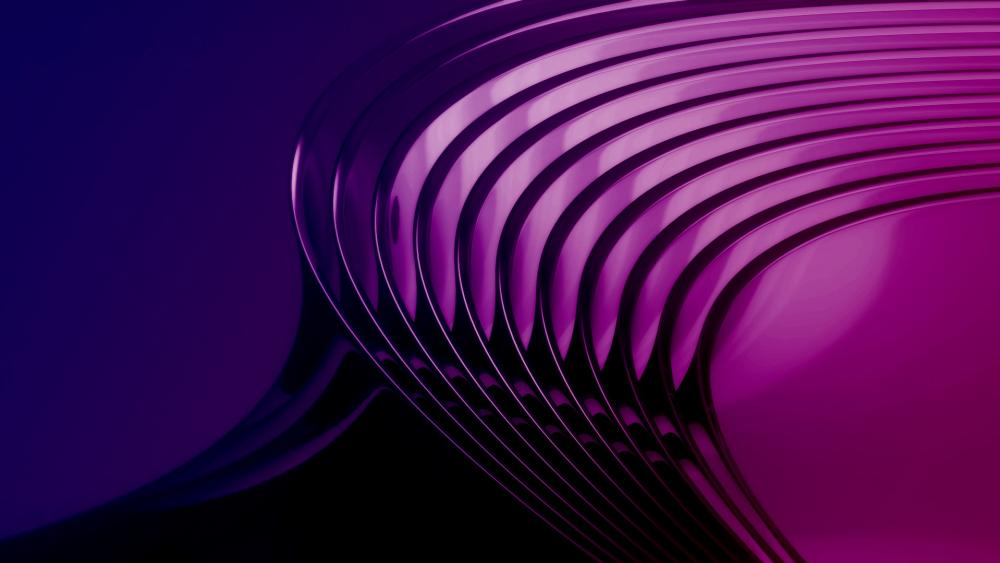 Purple curves wallpaper
