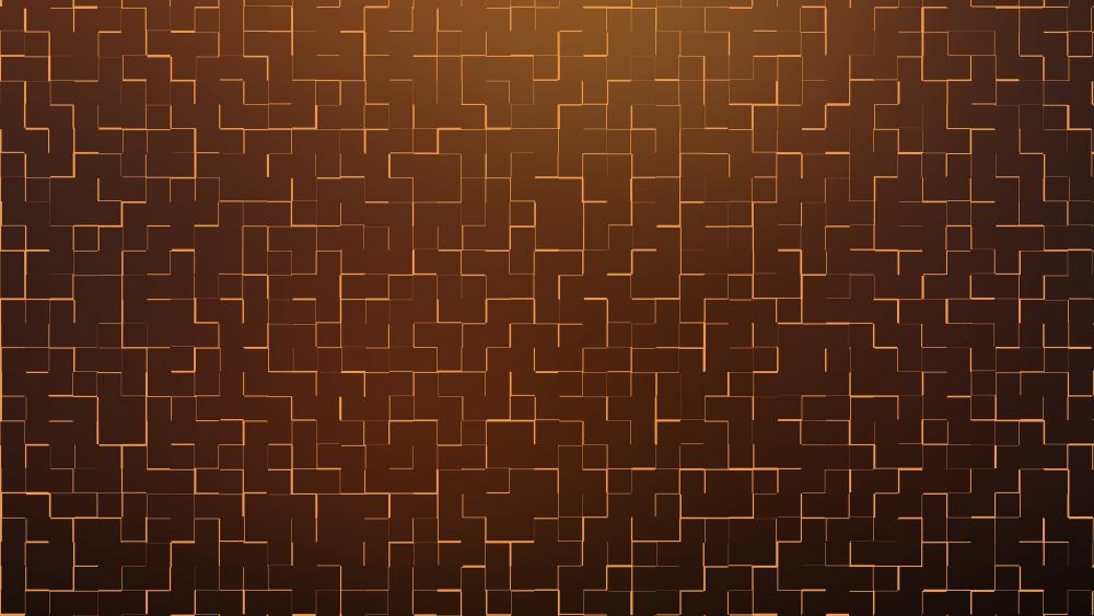 Golden maze wallpaper