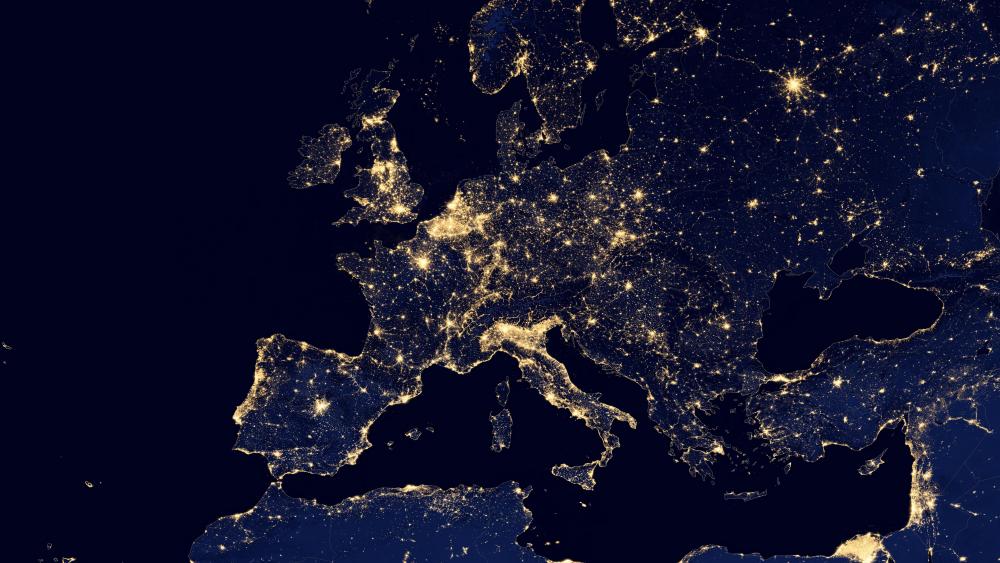 City Lights of Europe wallpaper