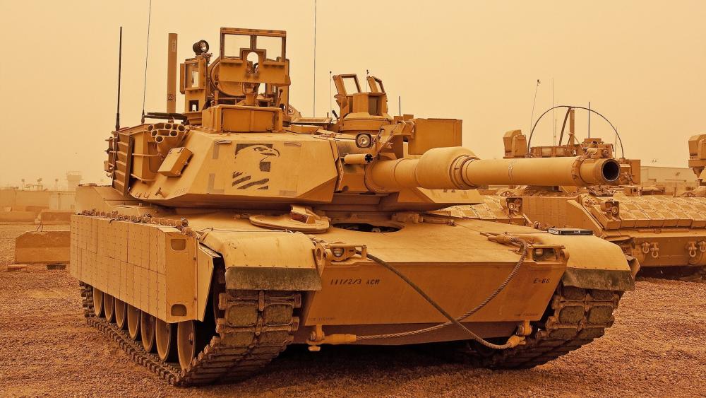 Might of Modern Warfare: Tank in Desert Sands wallpaper
