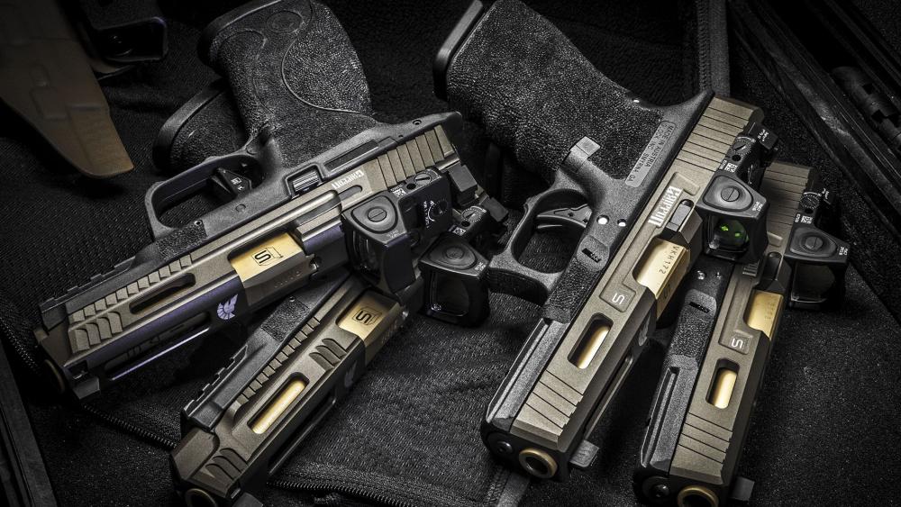 Glock Handguns Ready for Action wallpaper