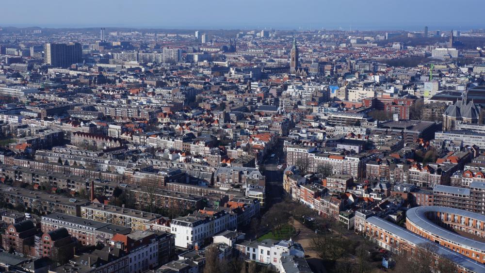 Aerial View of The Hague wallpaper