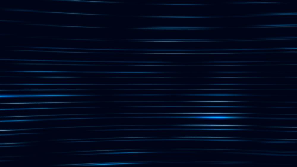Glowing blue arched lines wallpaper