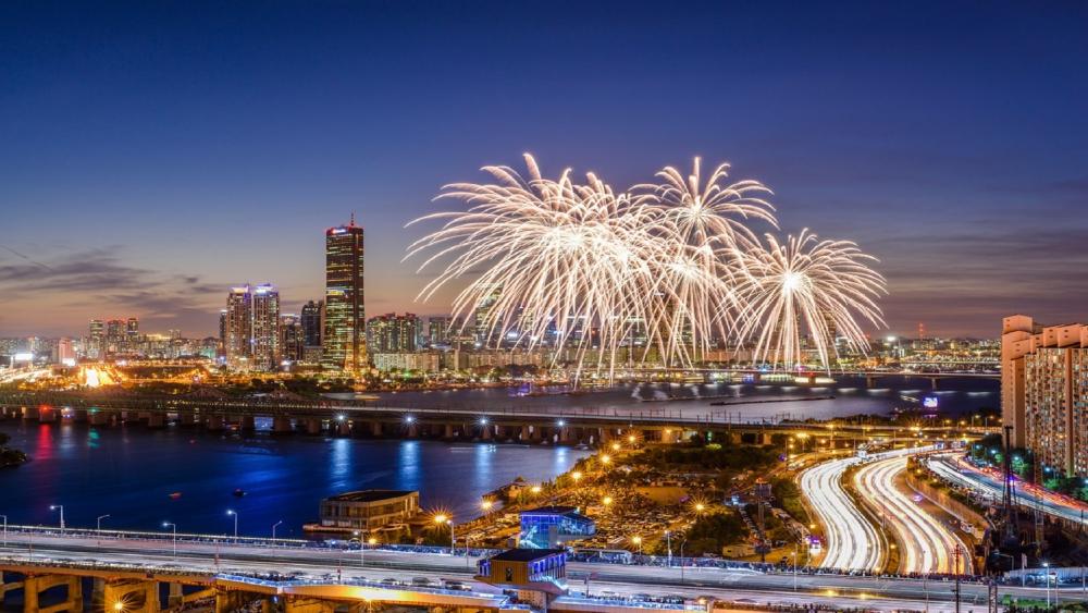 Seoul International Fireworks Festival wallpaper