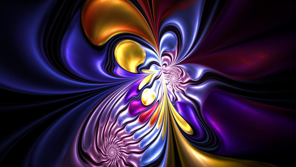 Multicolored abstraction wallpaper