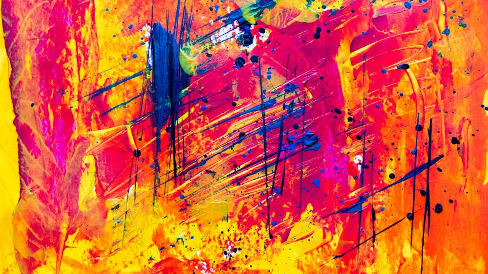 Abstract painting art wallpaper