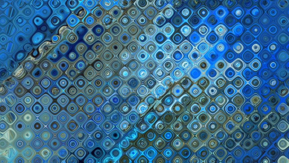 Blue abstraction wallpaper