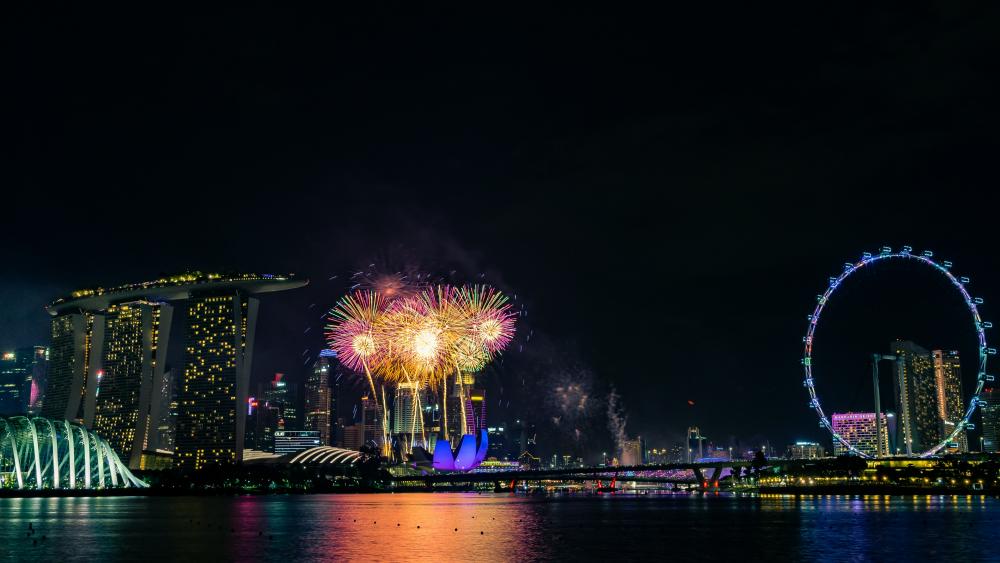 New Years Eve in Singapore wallpaper