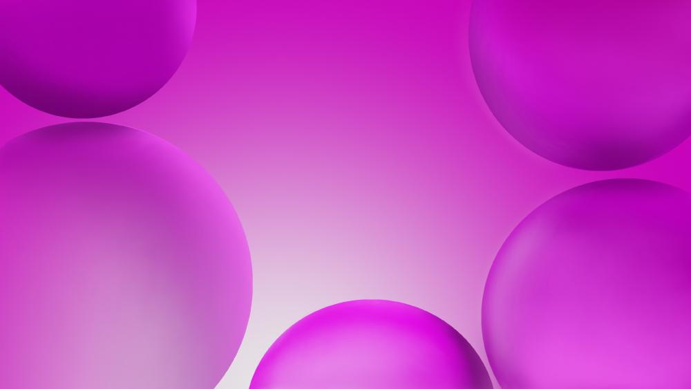 Purple bubbles wallpaper