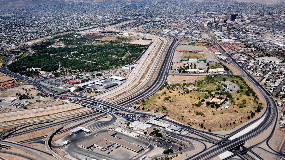 Bridge of the Americas (US & Mexico Border in El Paso/Ciudad Juárez) wallpaper