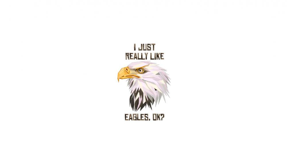I just really like eagles, ok wallpaper
