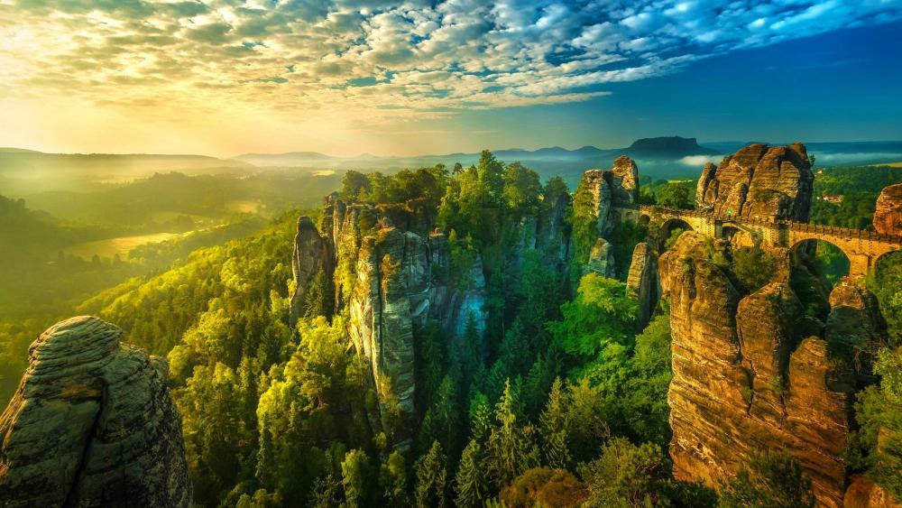 Saxon Switzerland wallpaper