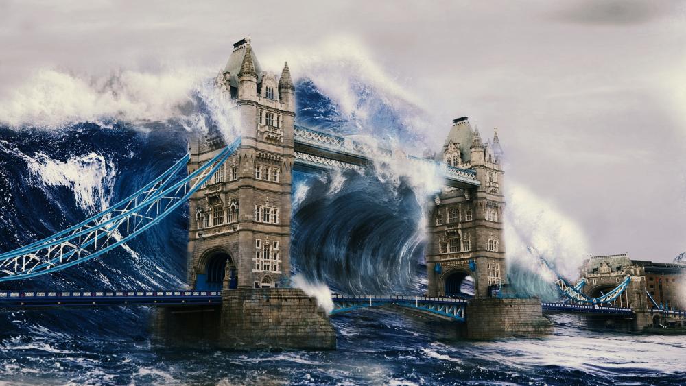 Tower Bridge Fantasy Art wallpaper