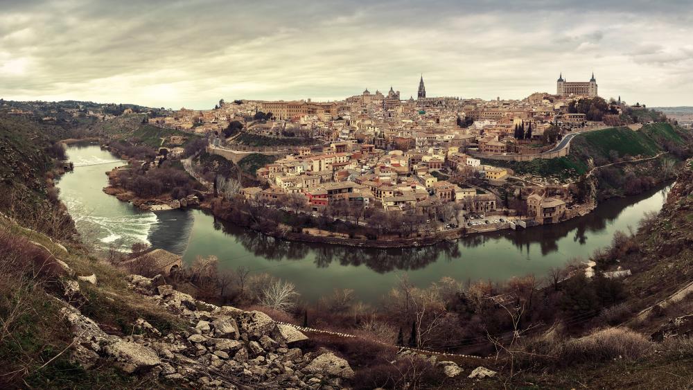 Tajo River, Toledo wallpaper