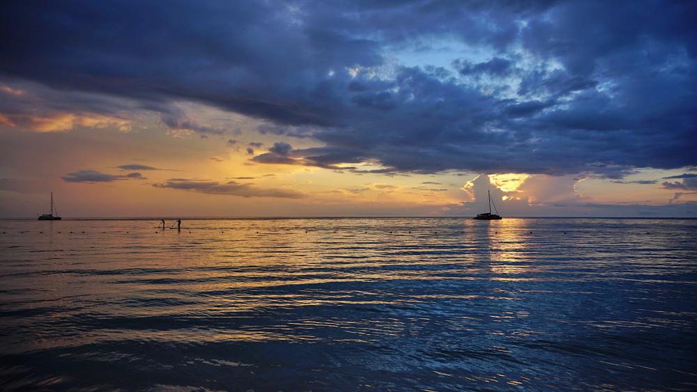 Sunset in Negril wallpaper