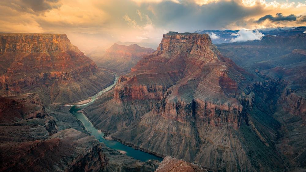 The Colorado River in the Grand Canyon wallpaper