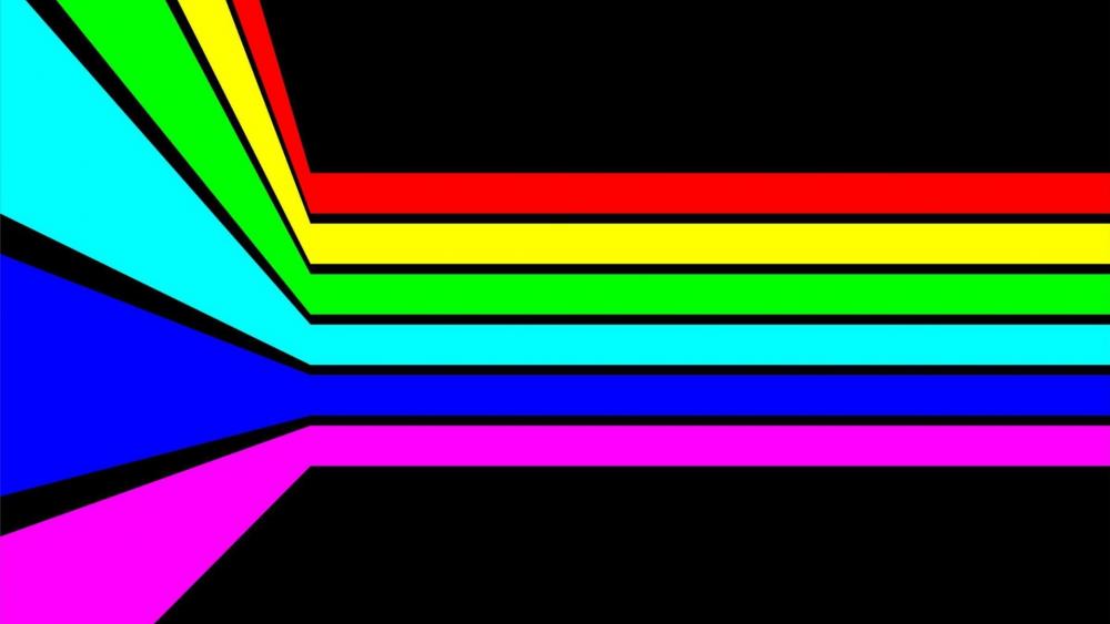Neon Rainbow wallpaper
