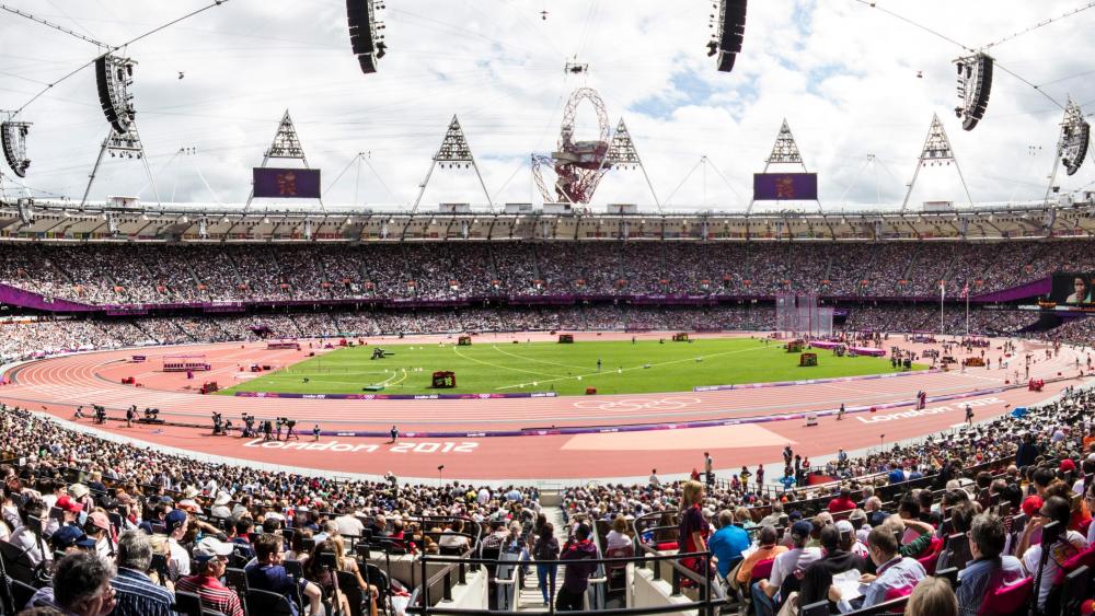 London Stadium Panorama wallpaper