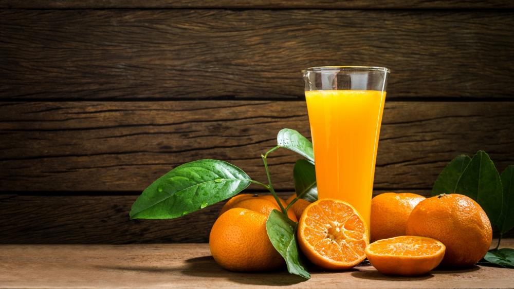 Orange juice wallpaper