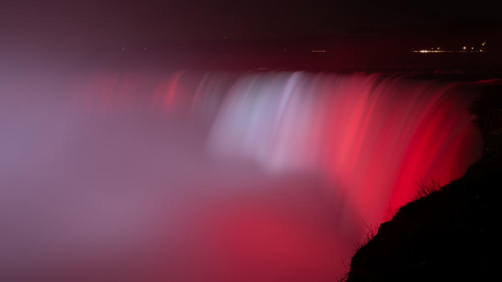 Niagara Falls on Canada Day wallpaper