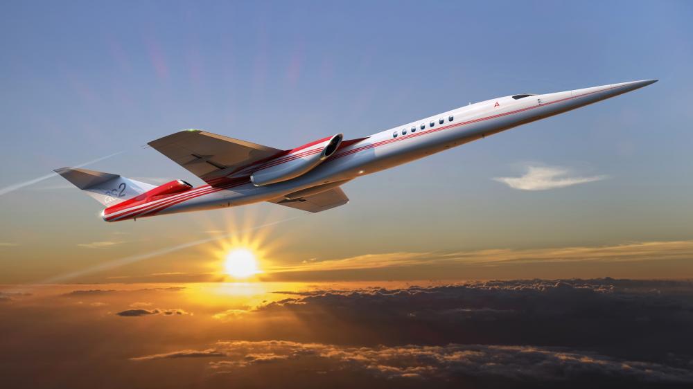 Aerion AS2 Supersonic jet wallpaper