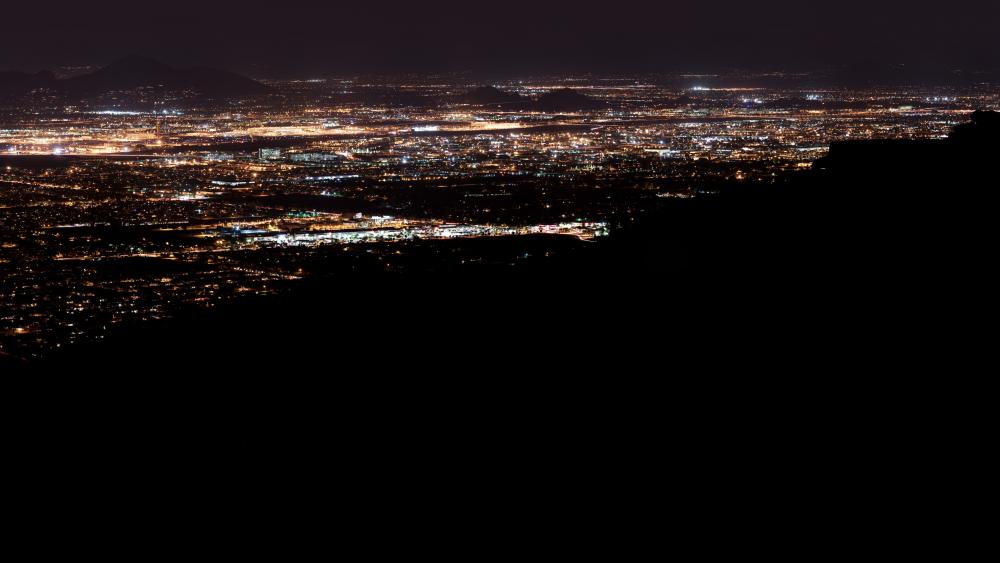 Panoramic Cityscape of Arizona wallpaper