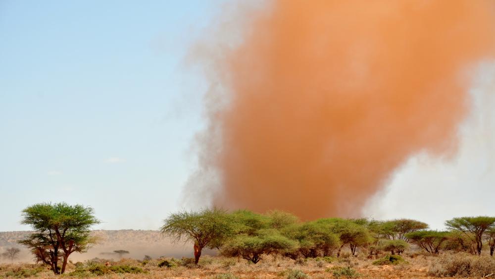 Sandstorm in Somaliland wallpaper