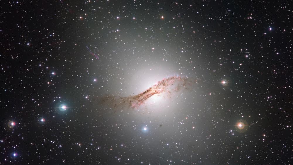 A Deep Look at the Strange Galaxy Centaurus A wallpaper