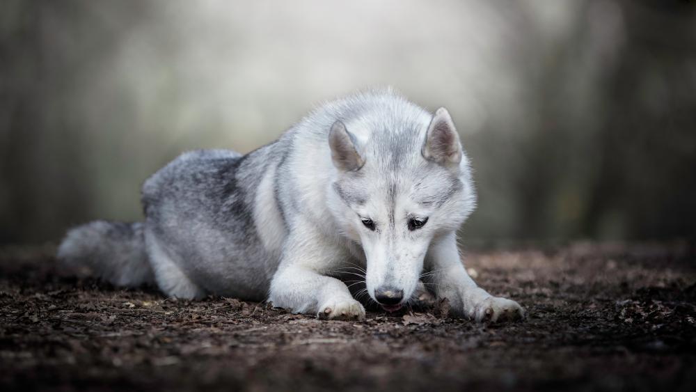 Wolf dog wallpaper