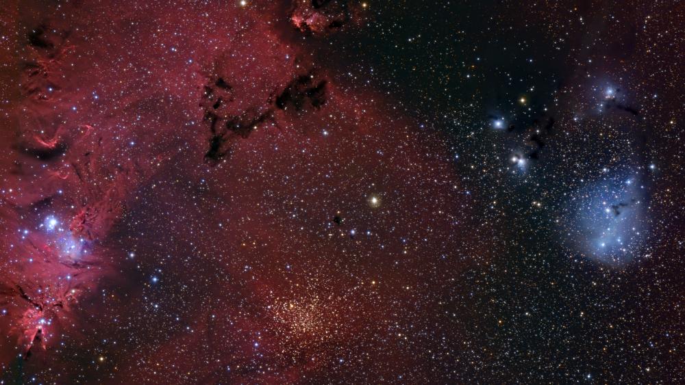 The Cone Nebula and IC 2169 Region wallpaper