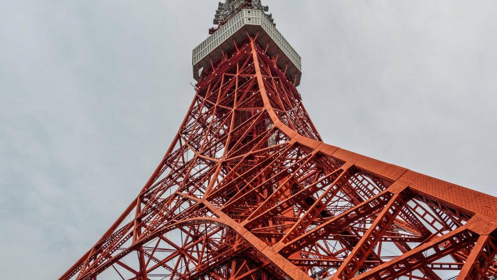 View from Below the Tokyo Tower wallpaper
