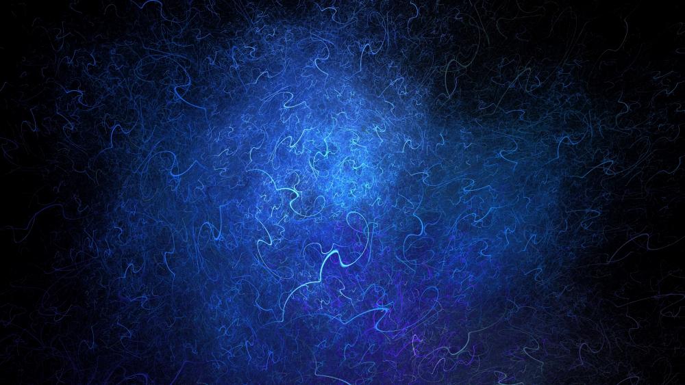 Mesmerizing Blue Swirl Abstract Wallpaper wallpaper