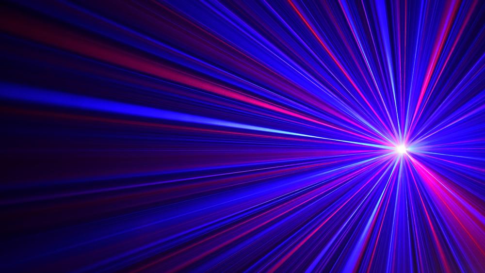 Stellar Burst of Light Speed Dynamics wallpaper