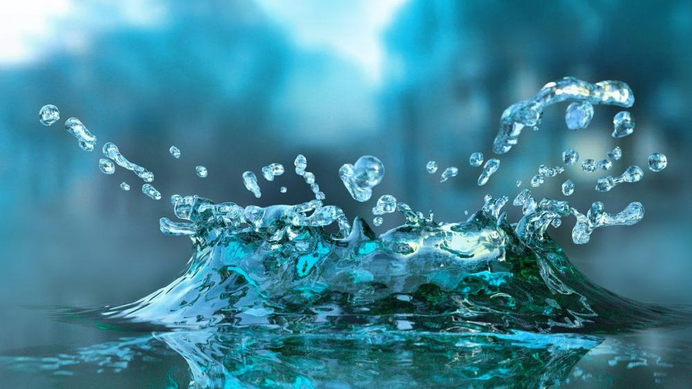 Rippling Water Serenity in Nature wallpaper