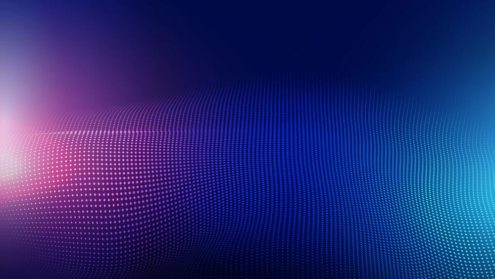 Vibrant Waves of Colorful Light wallpaper