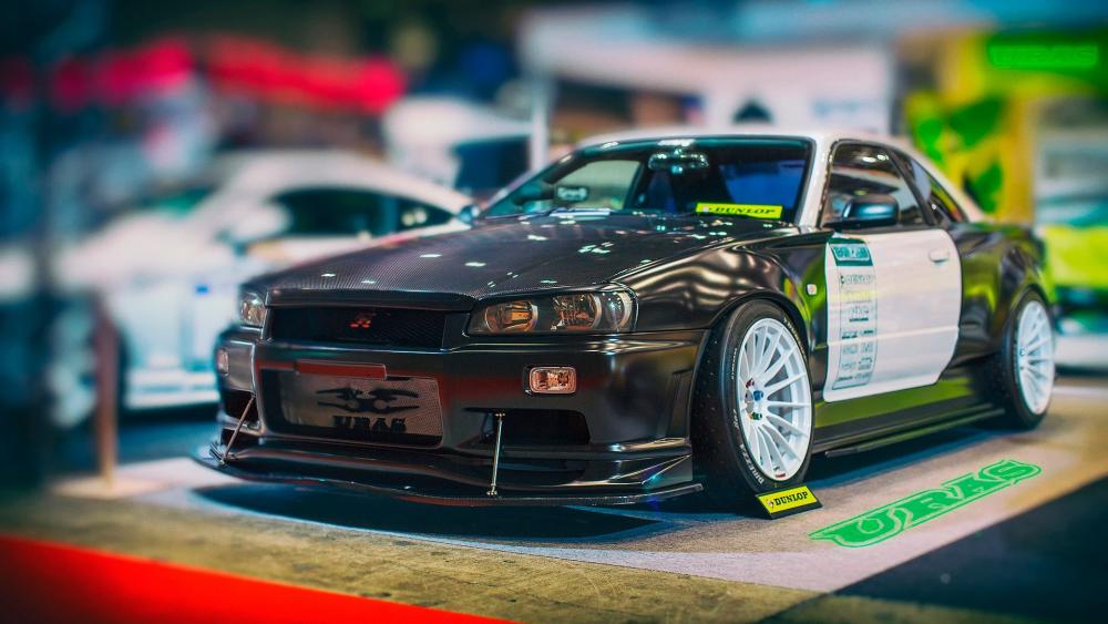 Sleek Performance Skyline Display wallpaper