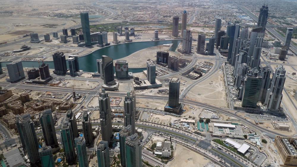 View from the Burj Khalifa wallpaper