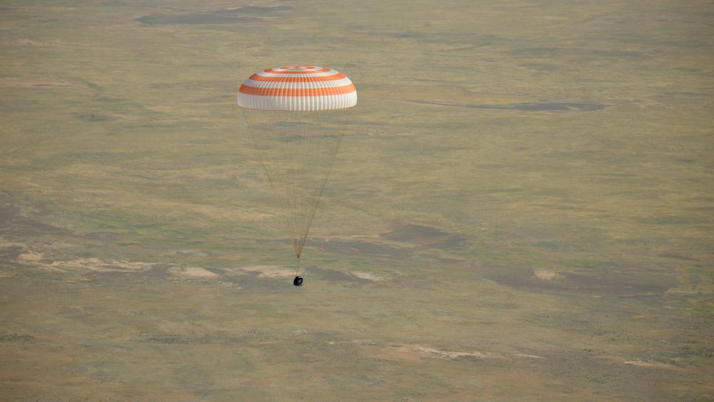 Expedition 59's Landing Aboard the Soyuz MS-11 wallpaper