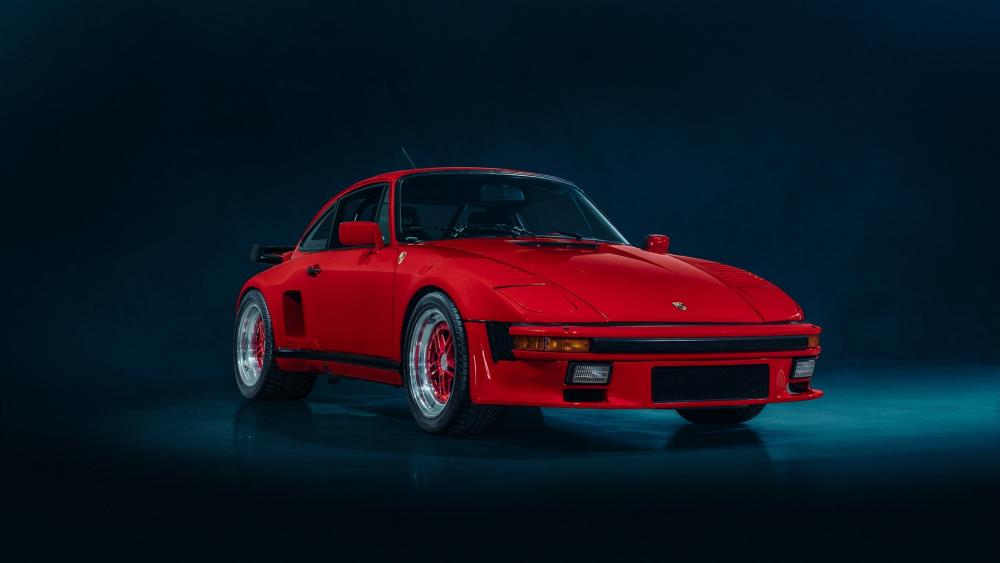 Classic Red Porsche Turbo Iconic Design and Timeless Appeal wallpaper