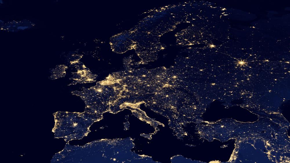 Night Lights of Europe v2012 wallpaper