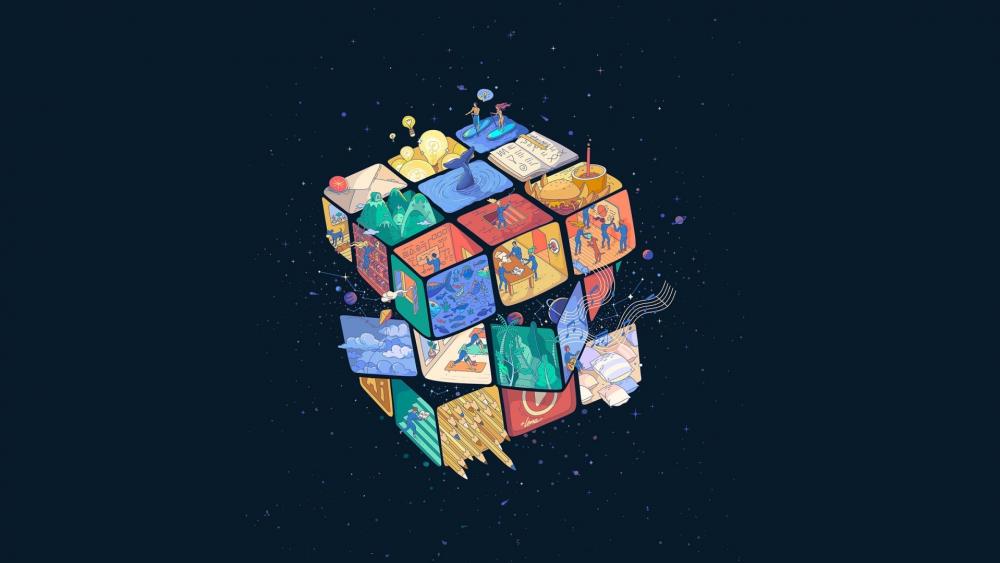 Rubik's Cube wallpaper