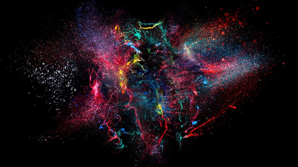 Cosmic Dance of Colors wallpaper