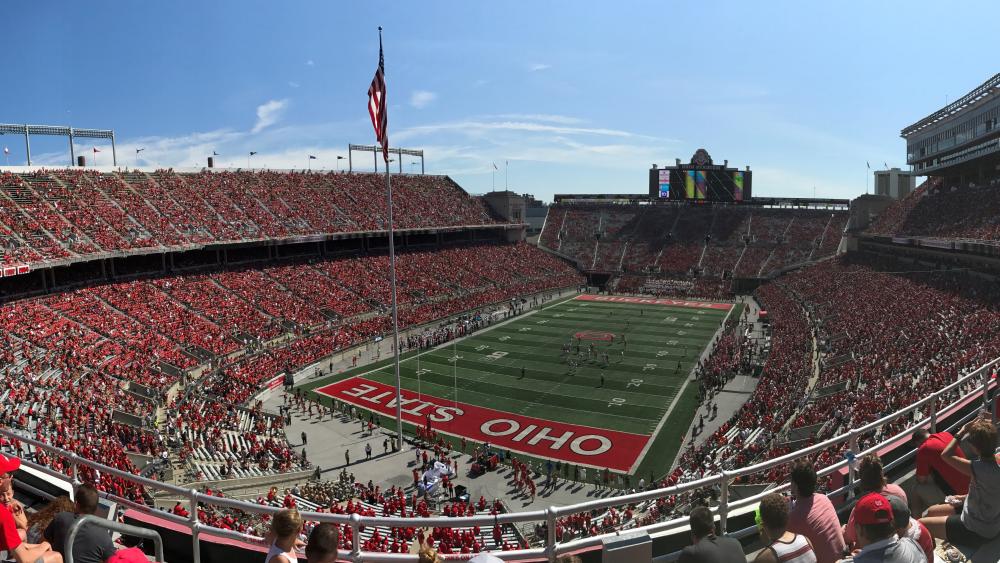 Crowd at an Ohio State Buckeyes Football Game wallpaper