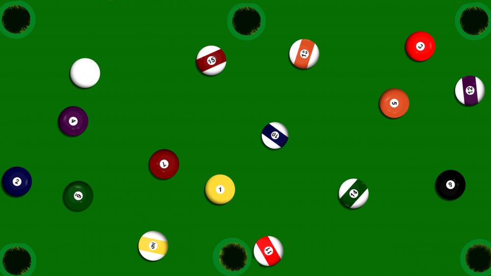 A game of pool wallpaper