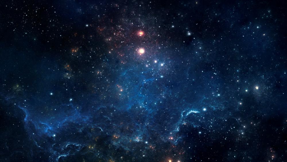 Galactic Dreams in a Starry Sky wallpaper
