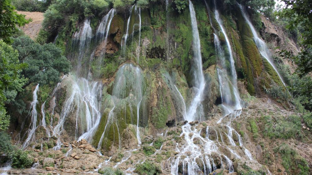 iran  Lorestan khorramabad waterfall is bisheh wallpaper