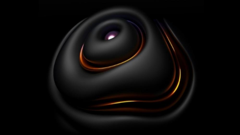 Stunning Dark 3D Swirl wallpaper